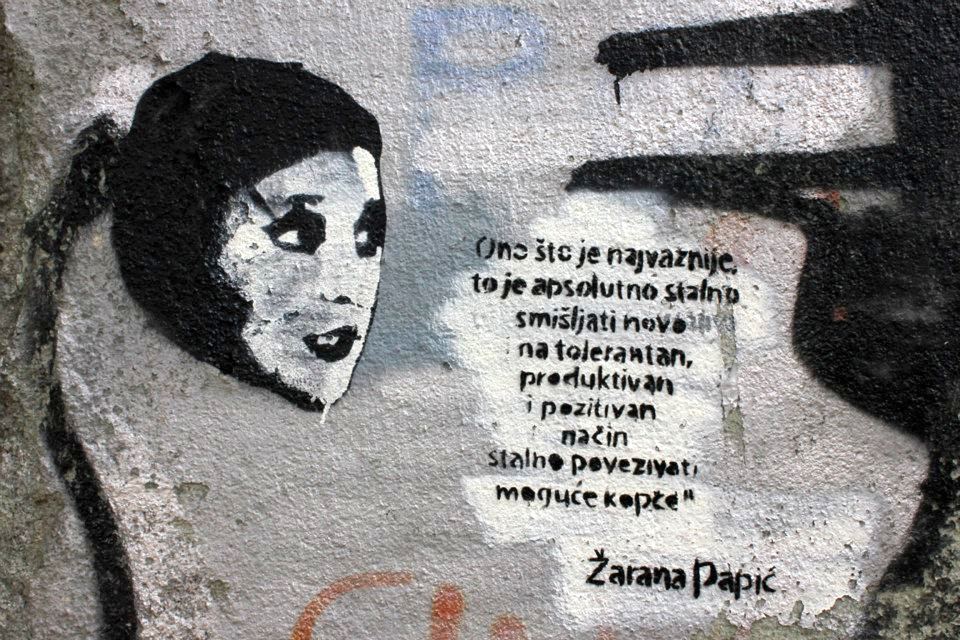Žarana Papić mural.