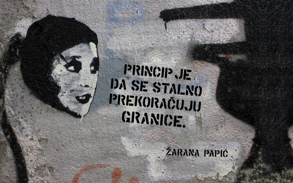 Za najbolje rezultate, ponavljate naglas: "Princip je da se stalno prekoračuju granice. Princip je da se stalno prekoračuju granice."